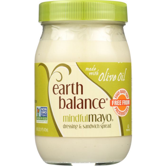 EARTH BALANCE: Mindful Mayo Dressing with Olive Oil, 16 Oz