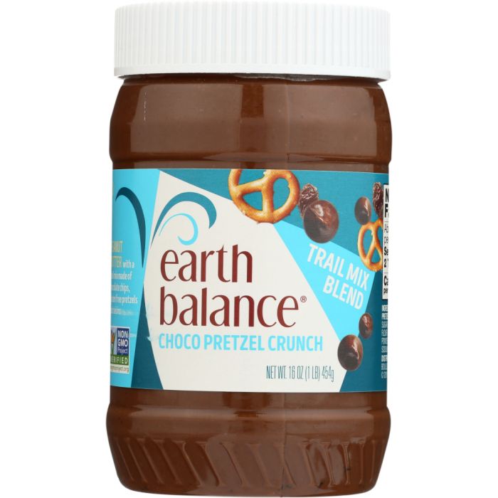 EARTH BALANCE: Trail Mix Peanut Butter Choco Pretzel, 16 oz