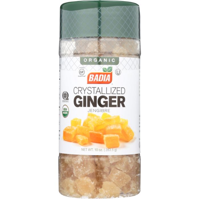 BADIA: Organic Crystallized Ginger, 10 oz