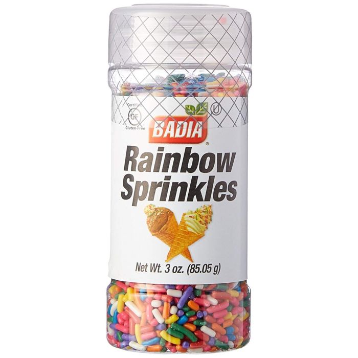 BADIA: Rainbow Sprinkles, 3 oz