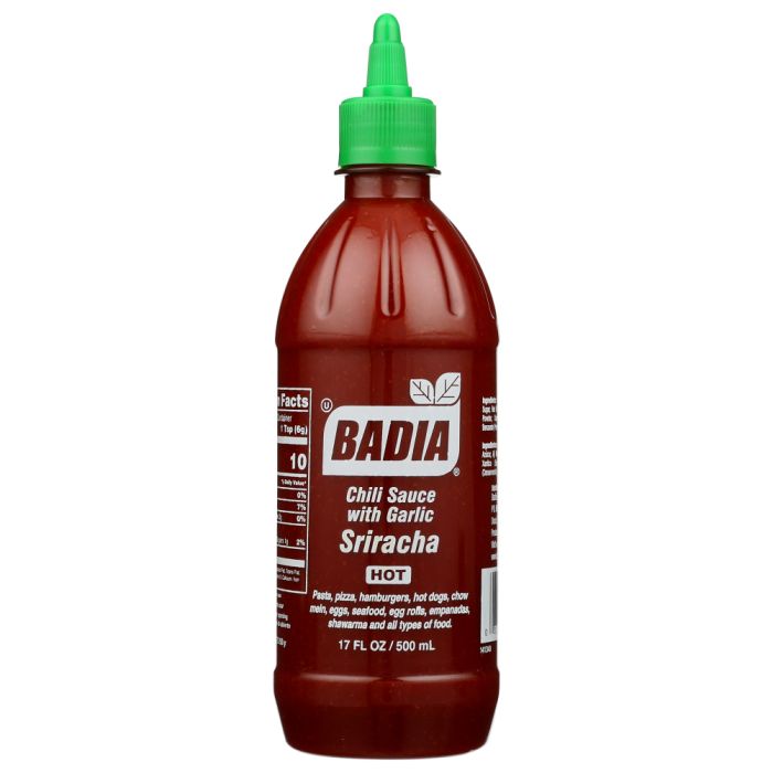 BADIA: Chili Sriracha Sauce, 17 oz