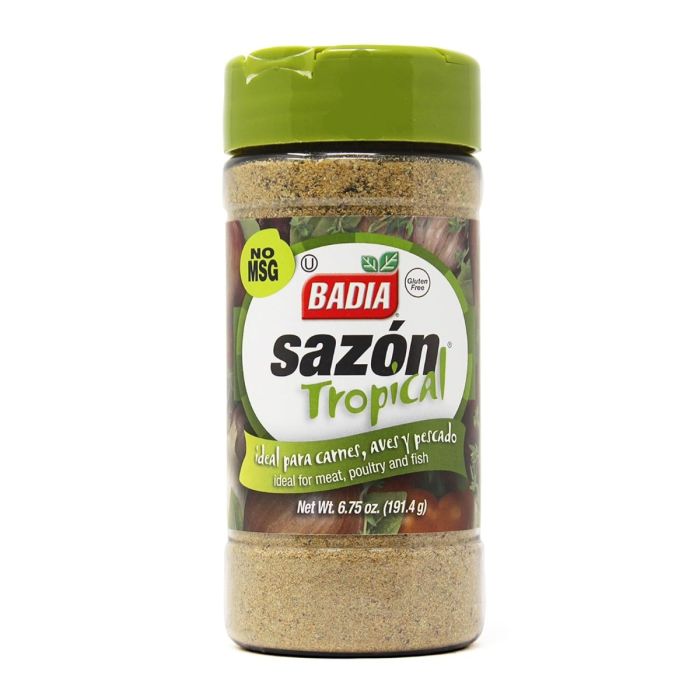 BADIA: Sazon Tropical Seasoning, 6.75 oz