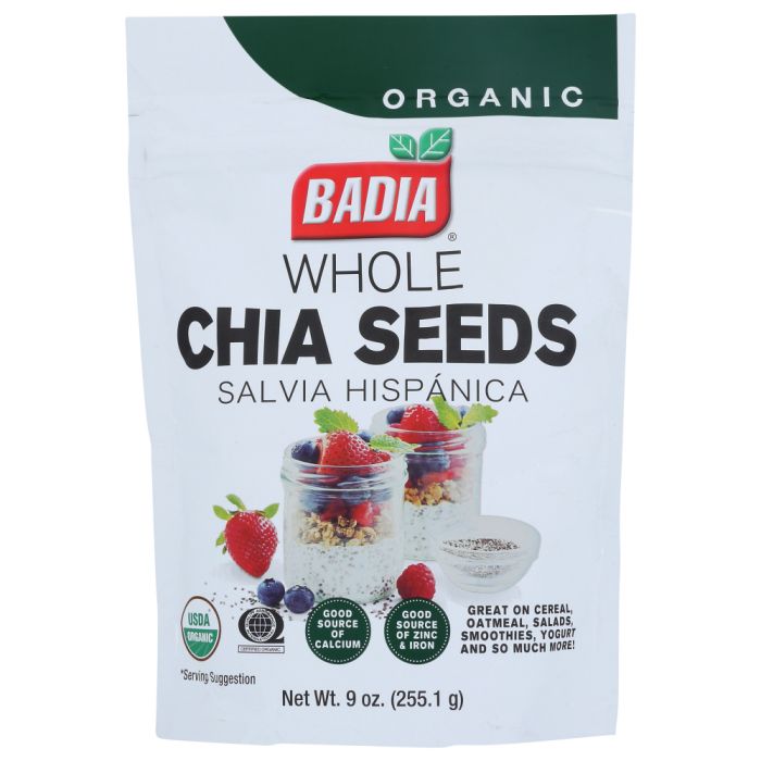 BADIA: Chia Seeds Organic, 9 oz