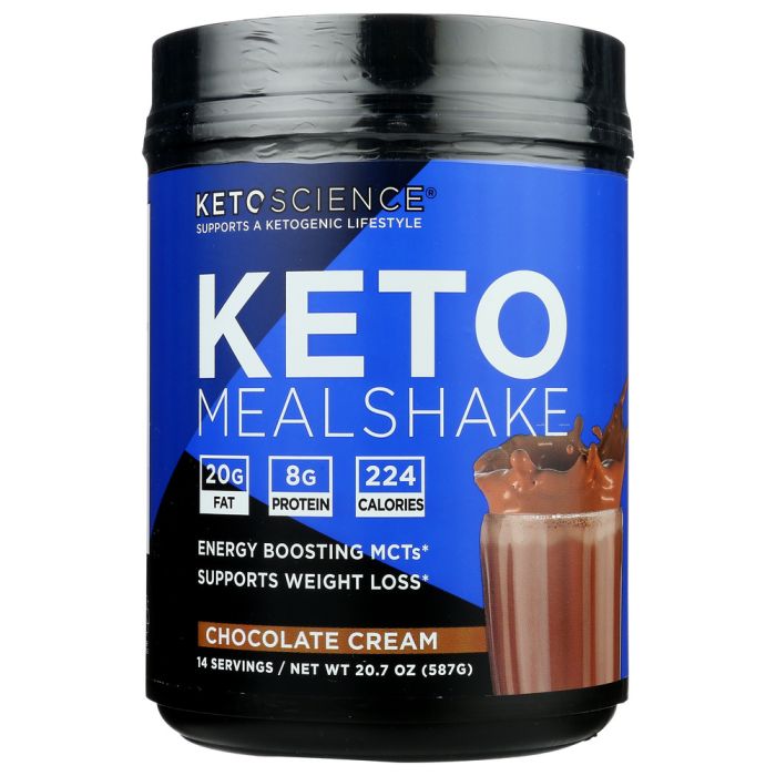 KETO SCIENCE: Keto Meal Shake Chocolate Cream, 20.7 oz