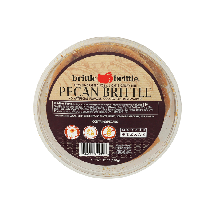 BRITTLE BRITTLE: Pecan Brittle, 12 oz