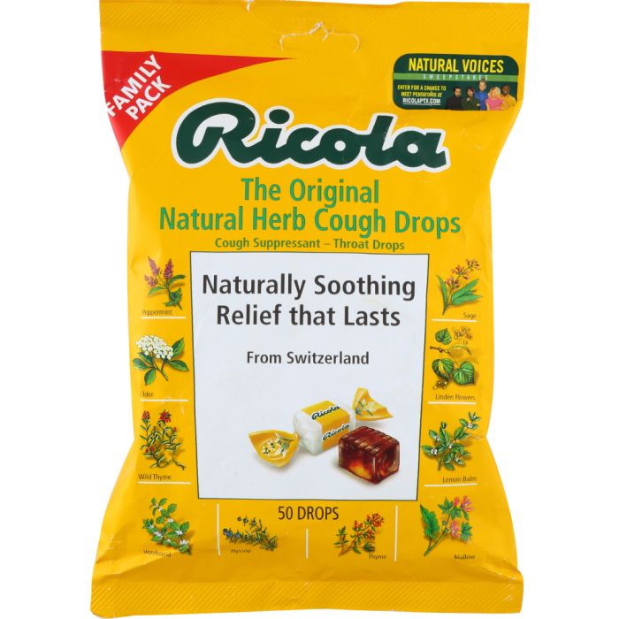 RICOLA: Original Cough Drops, 50 pc