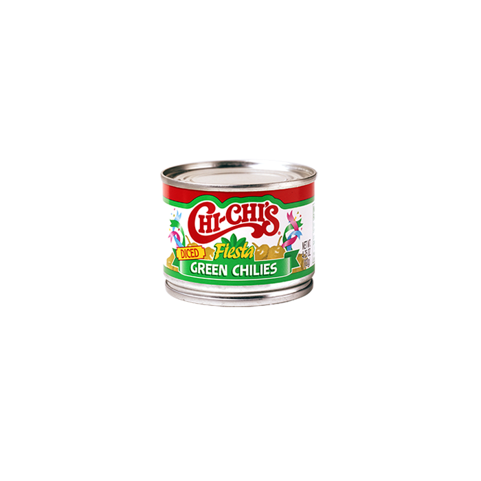 CHI CHIS: Diced Green Chilies, 4.25 oz