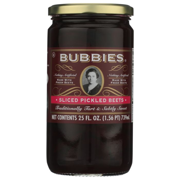 BUBBIES: Sliced Pickled Beets, 25 fo