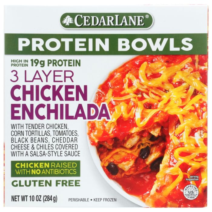 CEDARLANE: 3Layer Chicken Enchilada Bowl, 10 oz