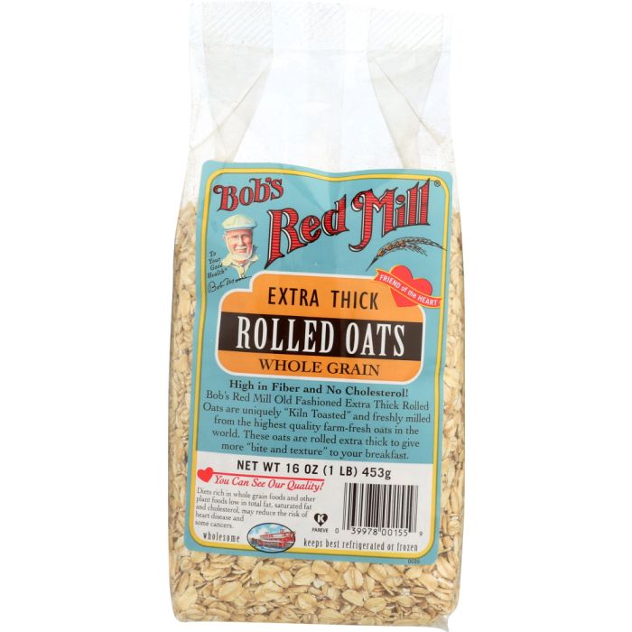 BOBS RED MILL: Oats Rolled Thick 16 oz