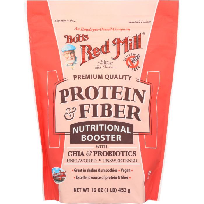 BOBS RED MILL: Protein & Fiber Nutritional Booster, 16 oz
