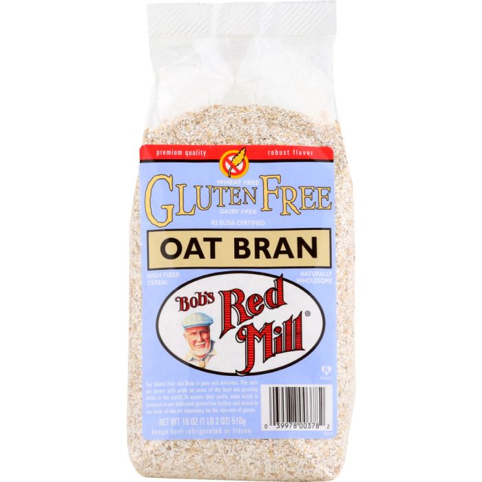 BOBS RED MILL: Gluten Free Oat Bran, 18 Oz