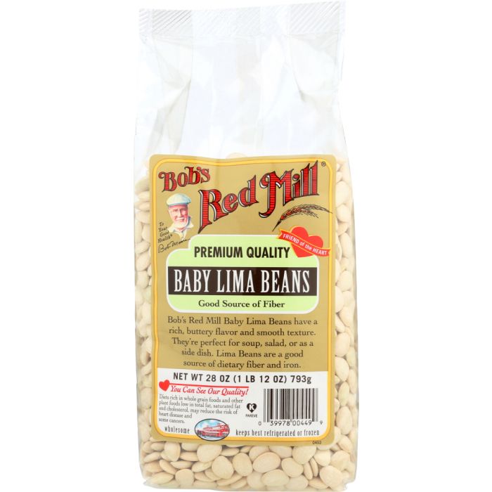 BOBS RED MILL: Beans Lima Baby, 28 oz