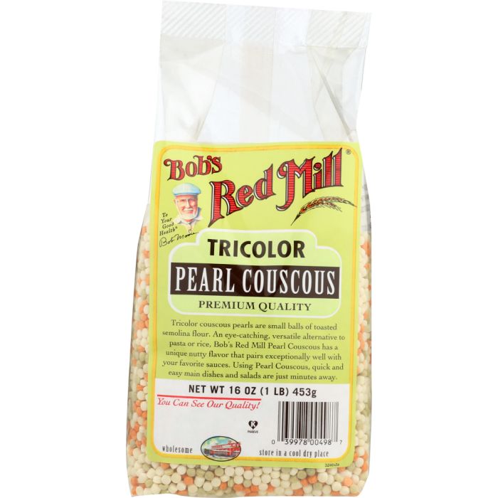 BOBS RED MILL: Tricolor Pearl Couscous, 16 oz