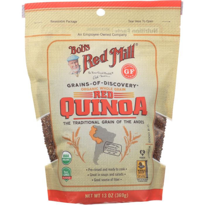 BOBS RED MILL: Organic Red Grain Quinoa, 13 oz
