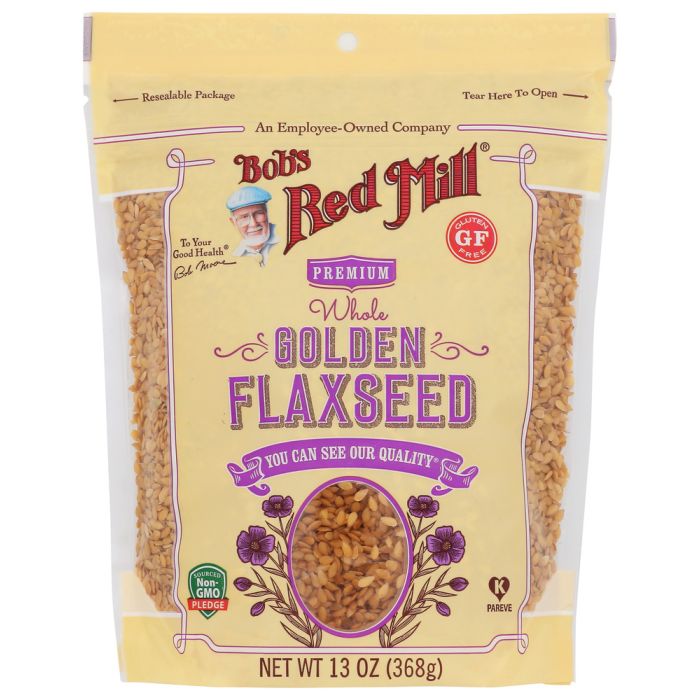 BOBS RED MILL: Organic Golden Flaxseeds, 13 oz