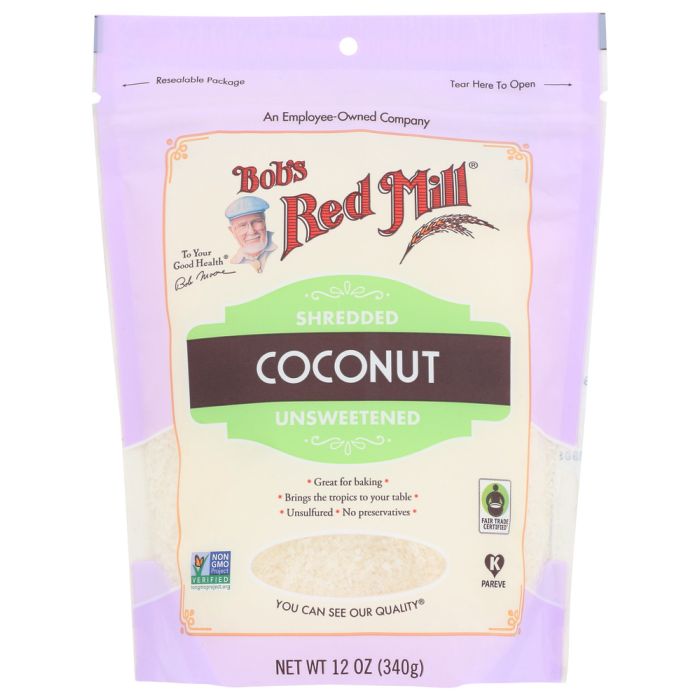 BOBS RED MILL: Shredded Coconut, 12 oz