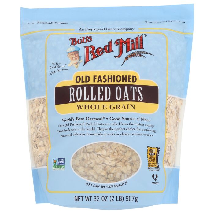 BOBS RED MILL: Old Fashioned Rolled Oats, 32 oz