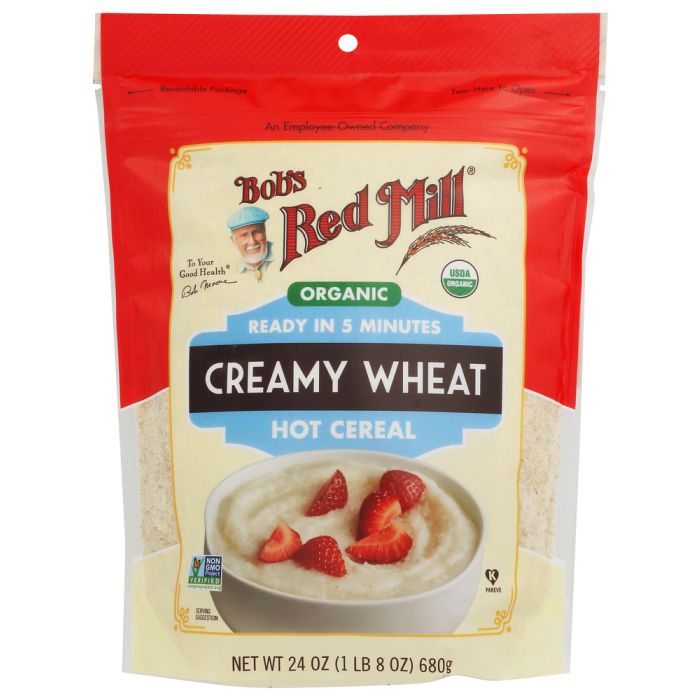 Bobs Red Mill: Hot Cereal Farina Wheat Organic, 24 oz