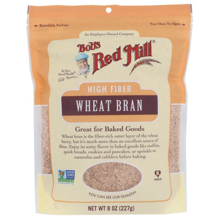 BOBS RED MILL: Wheat Bran, 8 oz