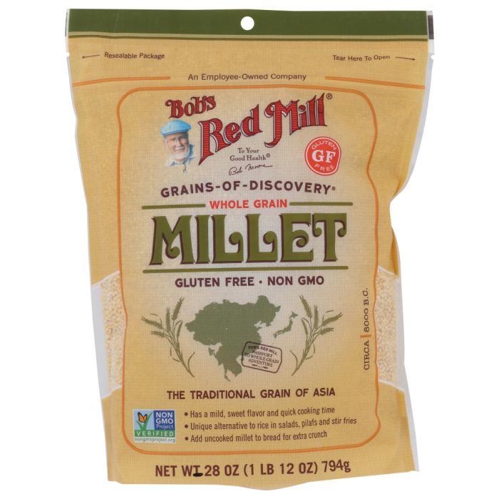 BOBS RED MILL: Whole Grain Millet, 28 oz