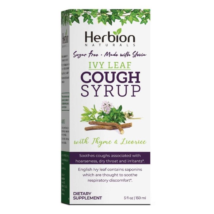 HERBION NATURALS: Ivy Leaf Cough Syrup With Thyme, 5 fo