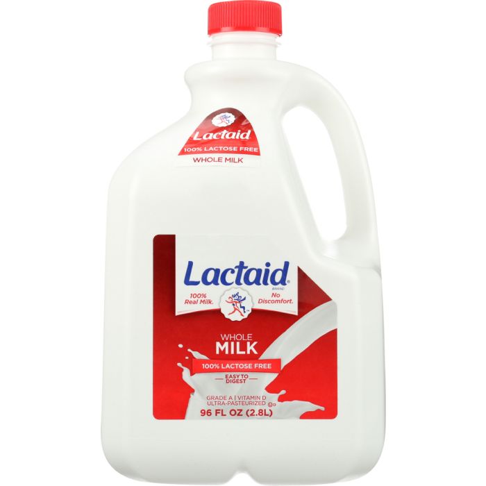 LACTAID: Whole Milk 100% Lactose Free, 96 oz