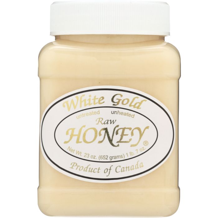 WHITE GOLD: Raw Honey, 23 oz