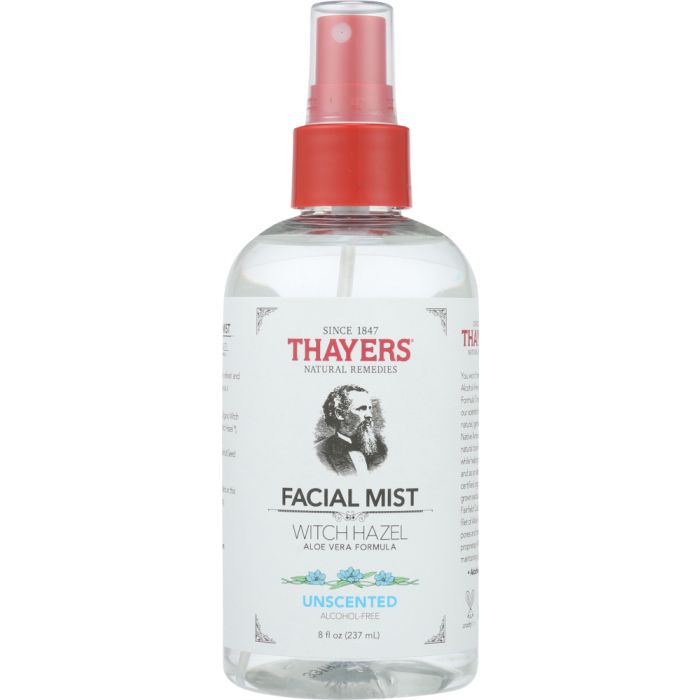 THAYERS: Alcohol Free Unscented Facial Mist Witch Hazel And Aloe Vera Formula, 8 oz