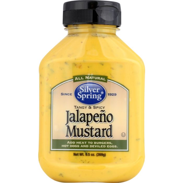 SILVER SPRING: Jalapeno Mustard, 9.5 Oz