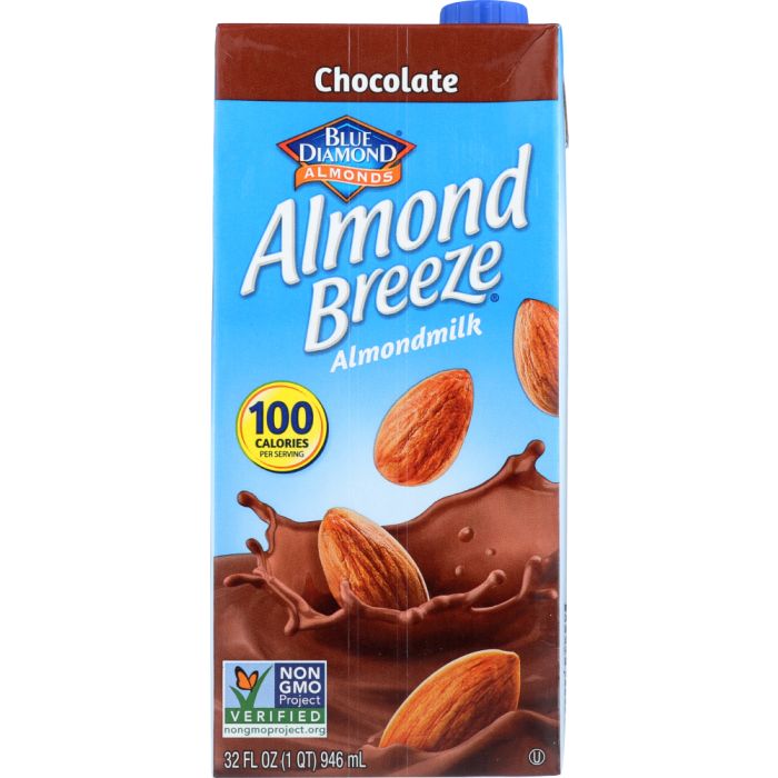 BLUE DIAMOND: Almond Breeze Almond Milk Chocolate, 32 oz