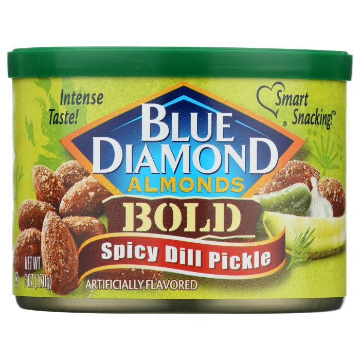 BLUE DIAMOND: Spicy Dill Pickle Bold Flavored Almond, 6 oz