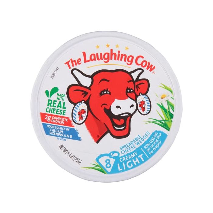 LAUGHING COW: Creamy Light Spreadable Cheese Wedges, 5.4 oz