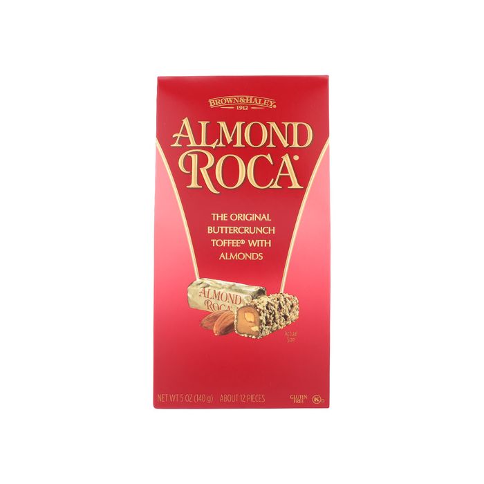 BROWN & HALEY: Almond Roca Buttercrunch Chocolate Stand-Up Box, 5 oz