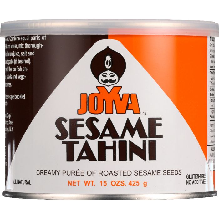 JOYVA: Sesame Tahini Creamy Puree Of Sesame Seeds, 15 oz
