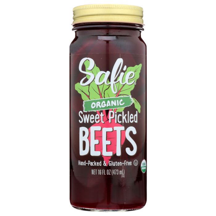 SAFIE: Beets Sweet Pickled Organic, 16 oz