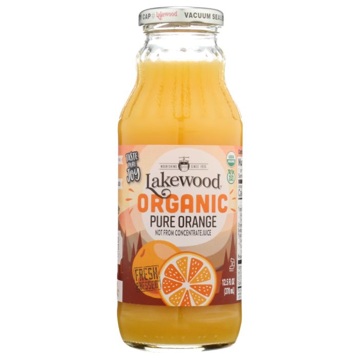 LAKEWOOD: Organic Pure Orange Juice, 12.5 fo