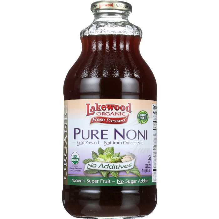 LAKEWOOD: Organic Pure Noni Juice, 32 oz