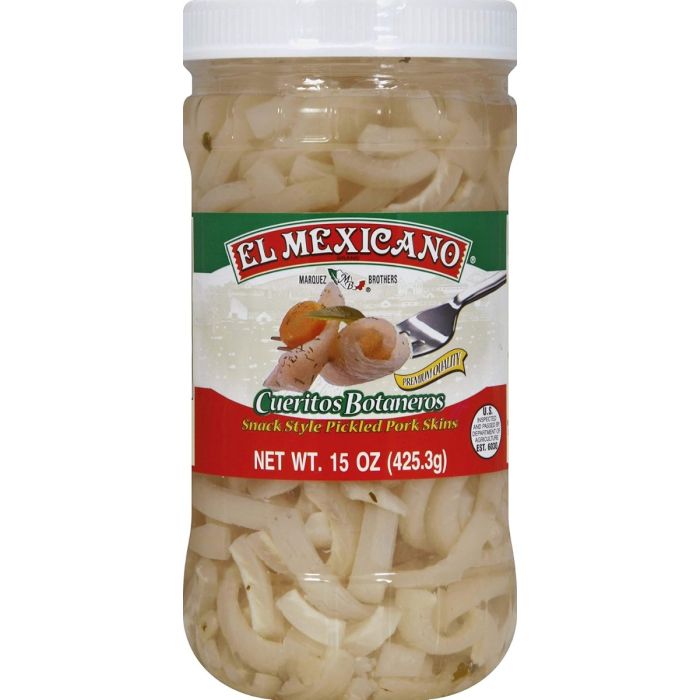EL MEXICANO: Cueritos Botaneros, 15 oz