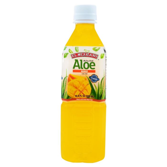 EL MEXICANO: Mango Aloe Vera Drink, 16.9 fo