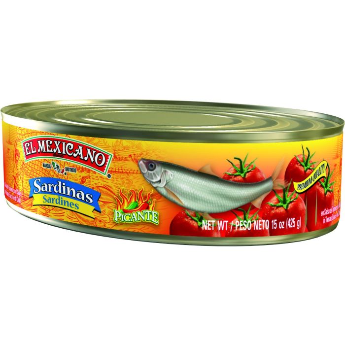 EL MEXICANO: Sardines in Chili Sauce, 15 oz