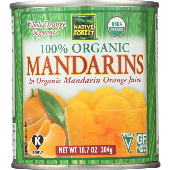 NATIVE FOREST: Organic Mandarin Oranges, 10.75 oz