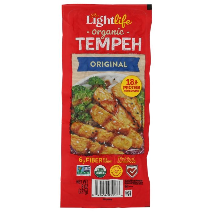 LIGHTLIFE: Organic Soy Tempeh Original, 8 oz