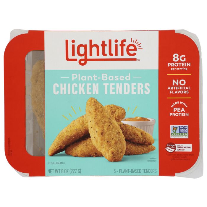 LIGHTLIFE: Chicken Tenders Plnt Bsd, 8 oz