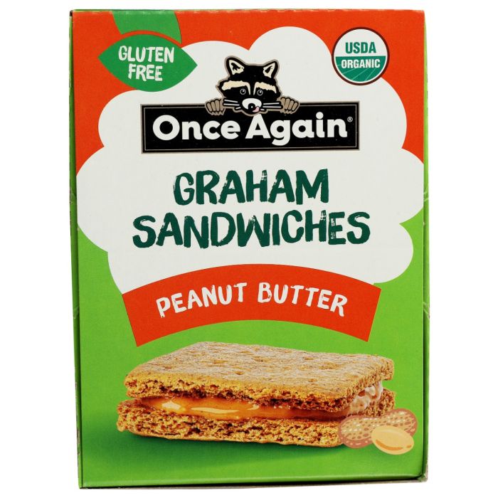 ONCE AGAIN: Peanut Butter Graham Sandwiches, 19 oz