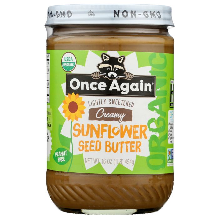 ONCE AGAIN: Organic Sunflower Seed Butter, 16 oz