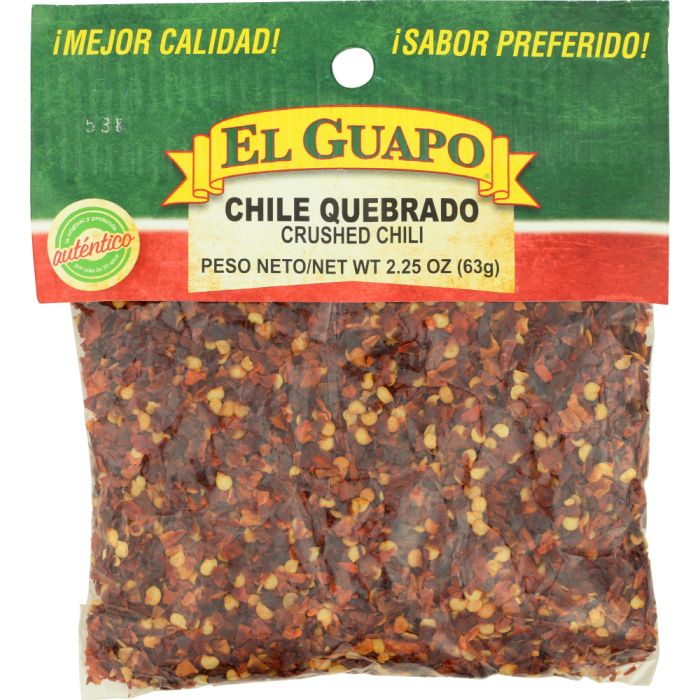 EL GUAPO: Chili Crushed, 2.25 oz