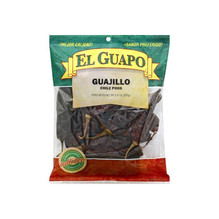 EL GUAPO: Spice Guajillo Chili Pods, 5.5 oz