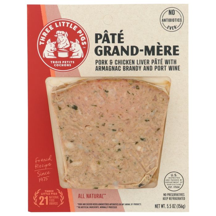 LES TRIOS PETITS: Pate Grand Mere, 5.5 oz