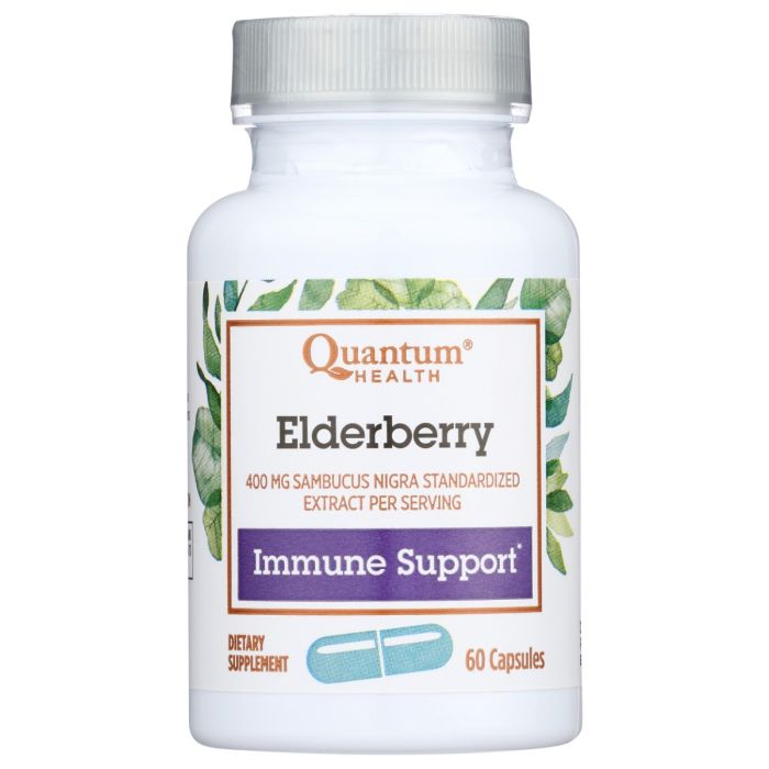 QUANTUM HEALTH: Elderberry Immune Defense Extract, 60 capsules